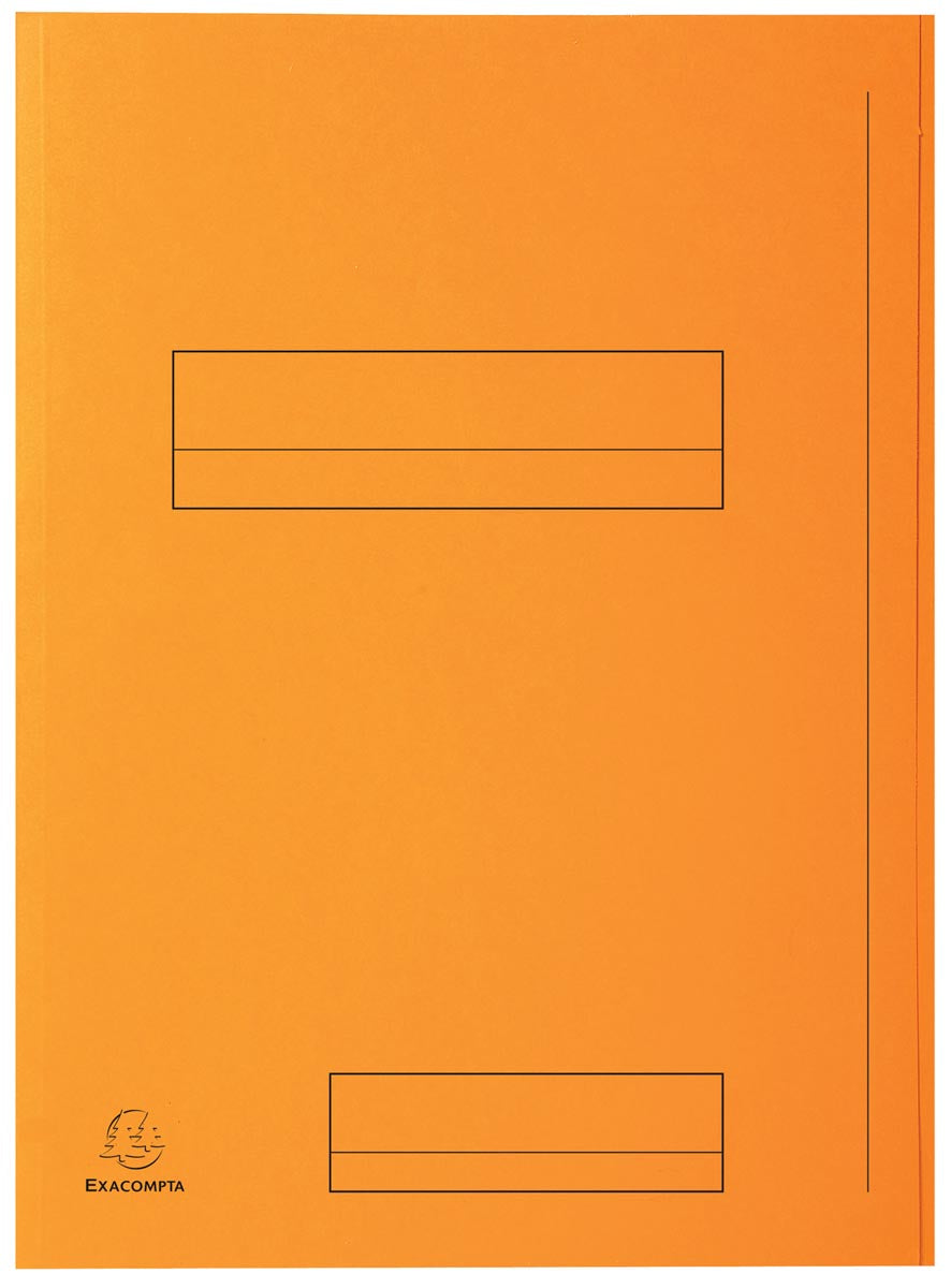 Exacompta - Aktenordner Super 210, Packung à 50 Stück, orange