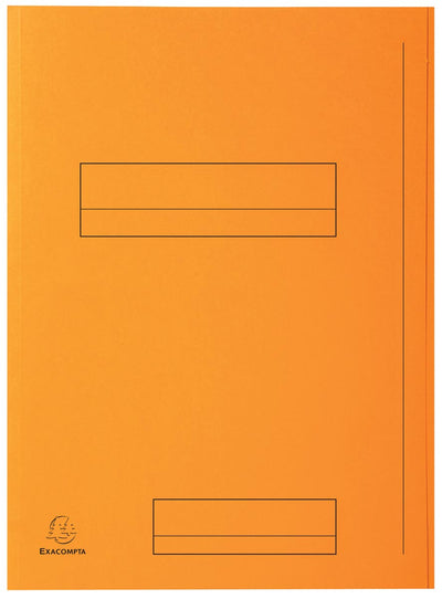 Exacompta - Aktenordner Super 210, Packung à 50 Stück, orange
