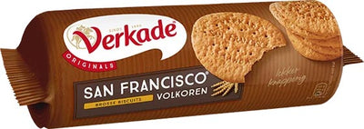 Verkade -   San Francisco koekjes volkoren, pak van 261 g