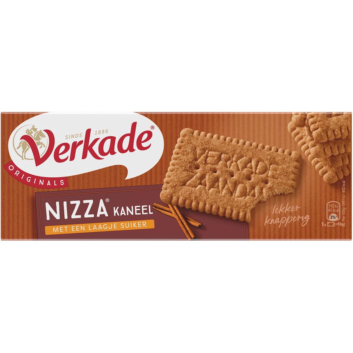 Verkade - Nizza-Zimtplätzchen, Packung mit 240 Gramm