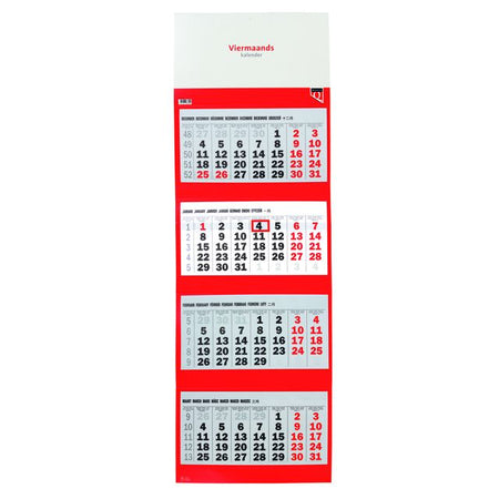 Quantore – 4-Monatskalender 2026