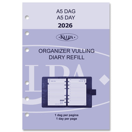 Kalpa -  Agendavulling 2027  a5 1dag/1pagina