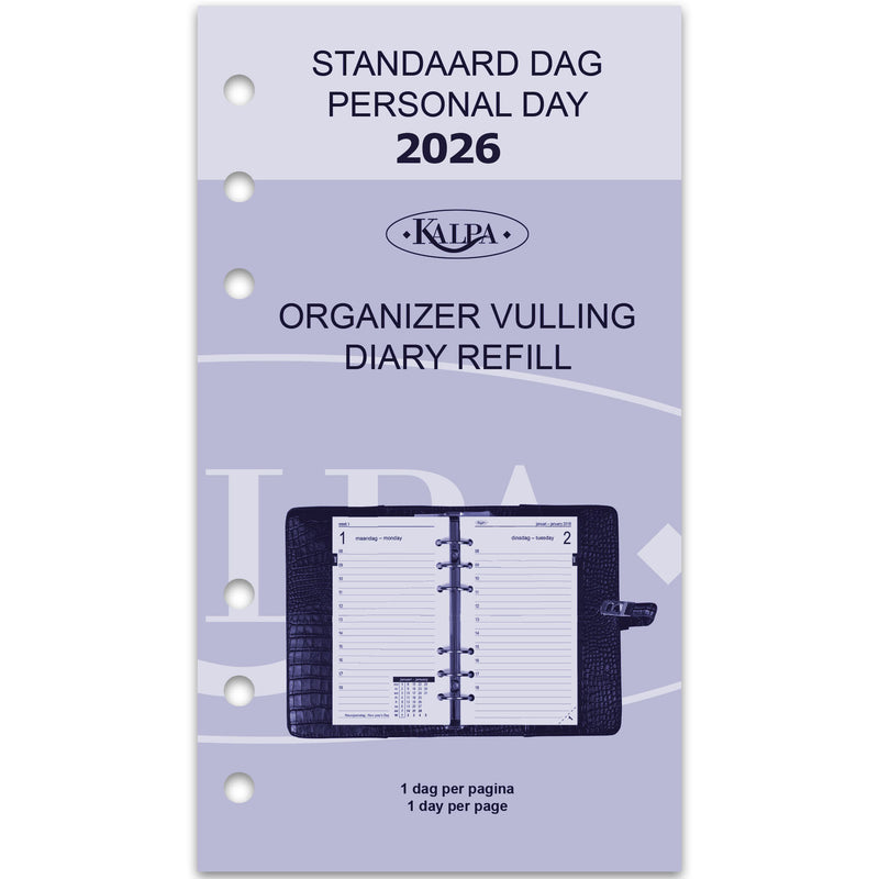 Kalpa -  Agendavulling 2027  personal 1dag/1pagina
