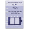 Kalpa -  Agendavulling 2027  pocket 7dagen/2pagina's