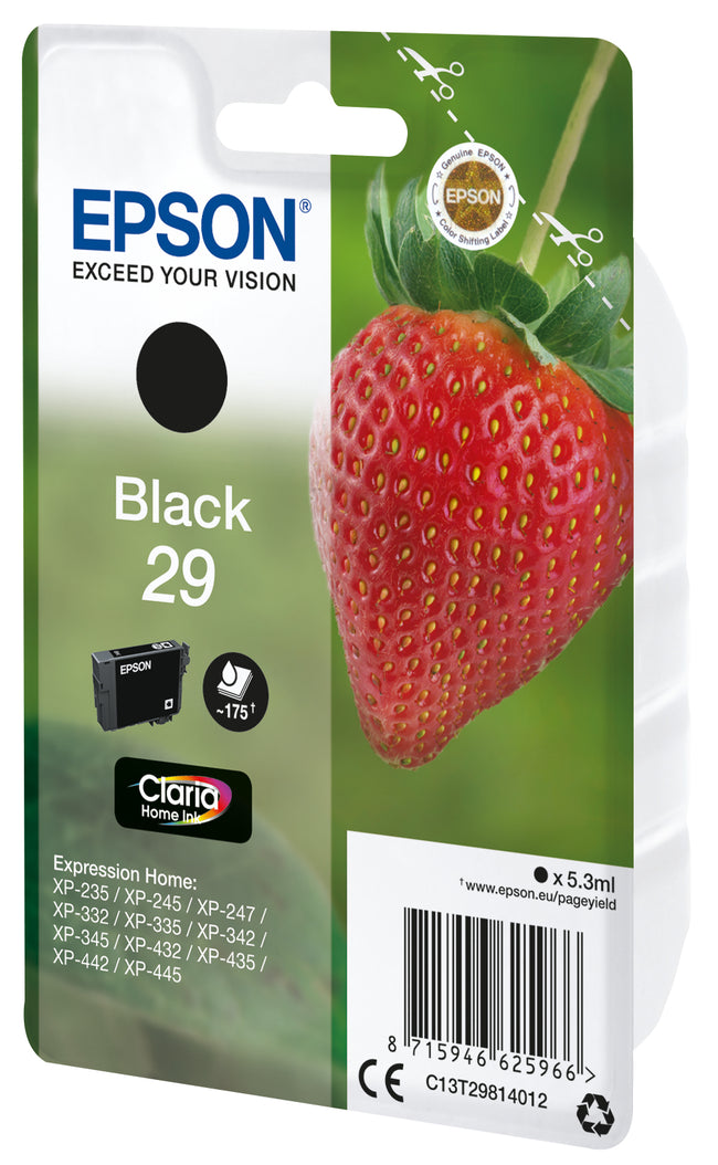 Epson - Tintenpatrone 29 T2981 schwarz