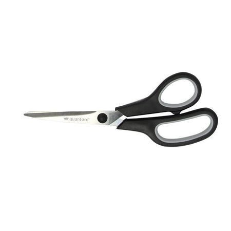 Quantore - Schere 190mm Softgrip schwarz | 12 Stück