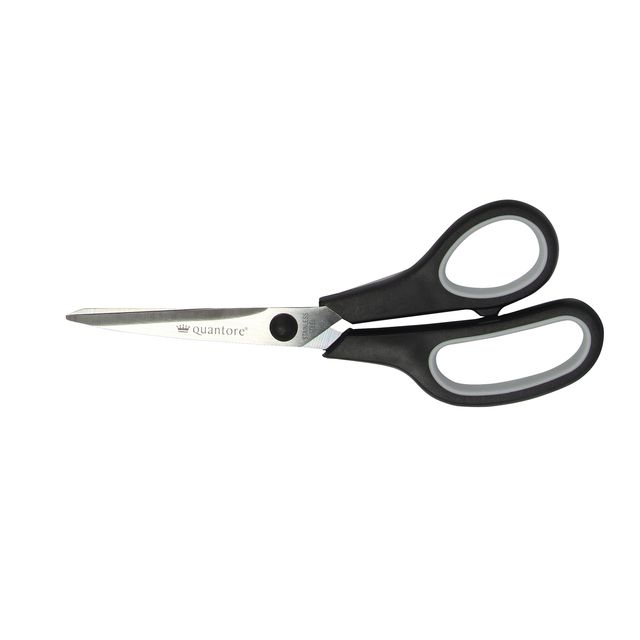 Quantore - Schere 190mm Softgrip schwarz