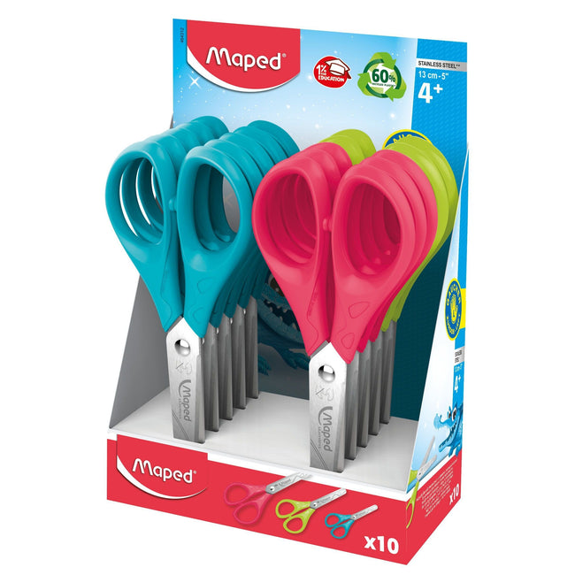Maped - Schere Essentials 13cm links sortiert