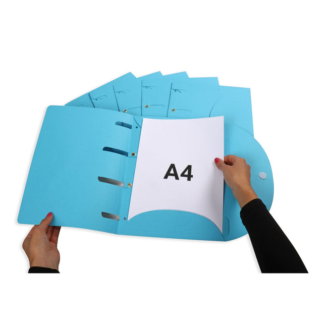 Tarifold -  Smartfolder geperforeerde opbergmappen a4 bl 6st | 10 stuks
