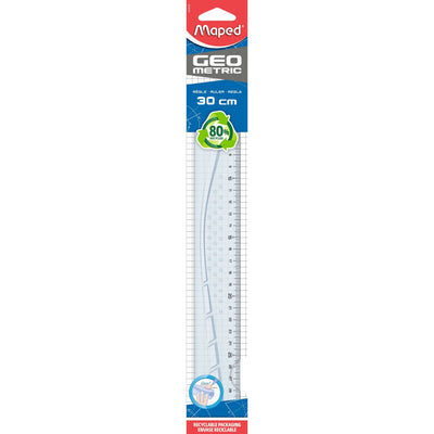 Maped - Geometrisches Lineal 30cm transparent