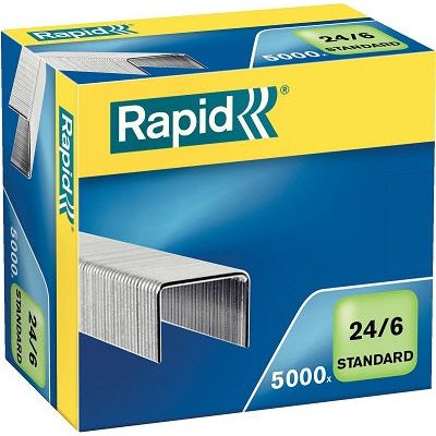 Klika - Staples 24/6 mm Galvan Box mit 5000 - 40 Teilen