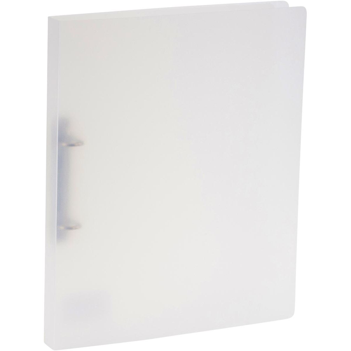 Bronyl - Ringordner, für ft A4, aus PP, 2 D-Ringe à 15 mm, transparent weiß