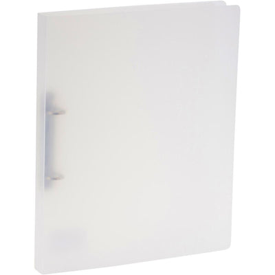 Bronyl - Ringordner, für ft A4, aus PP, 2 D-Ringe à 15 mm, transparent weiß