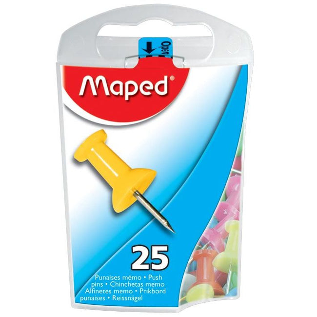 Maped Office - Pushpin 25 Stück sortiert