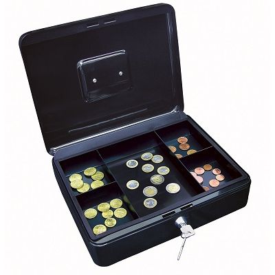 Klika - Spardose mit Schloss 12 - Abm. 30 cm 5 Stück