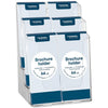 Europel - Prospekthalter Peel 6 Fächer 1/3 A4 transparent