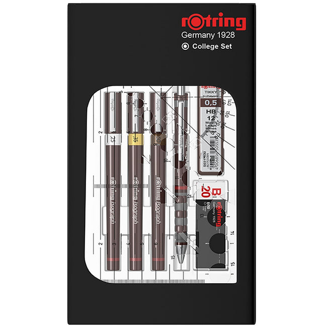 Rotring -  Tekenset isograph college 0.25-0.35-05mm
