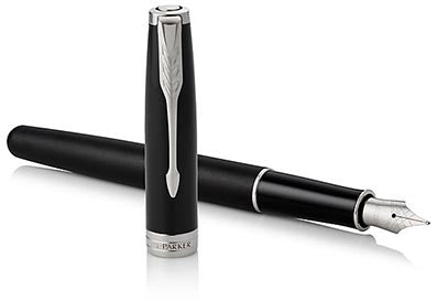 Parker -  Sonnet vulpen, Matte Black CT, medium, in giftbox (afbeelding 2)