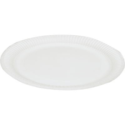 Depa - Teller | rund | 1 Fach | Pappe | Ø23cm | weiß | 240 Stück