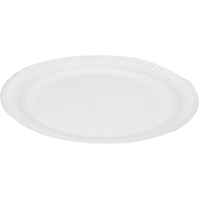 Depa - Teller | rund | 1 Fach | Pappe | Ø23cm | weiß | 240 Stück