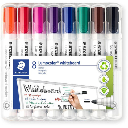 Staedtler - Whiteboardmarker Lumocolor 351 Set à 8 Stück sortiert