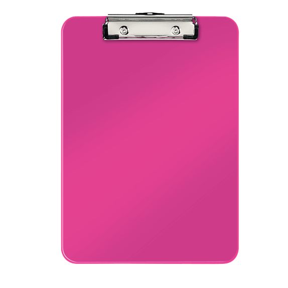 Leitz - WOW Klemmplatte, ft A4, rosa