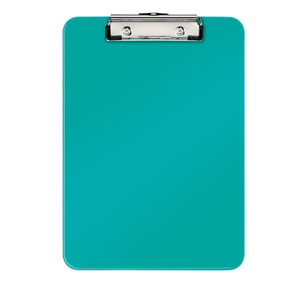 Leitz - WOW Klemmplatte, ft A4, eisblau