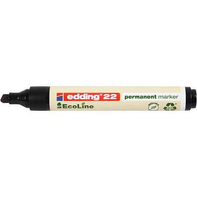 Edding - Filzstift 22 EcoLine diagonal schwarz 1-5mm