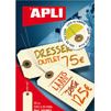 Klika -  Labels 100x51 mm 10 stuks met met draad
