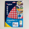 Klika -  mapje permanent 15mm rond rood 960