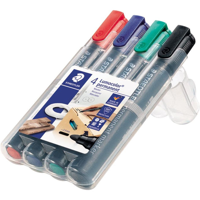 Staedtler - Filzstift 352 rund sortiert 2mm Set à 4 Stück sortiert