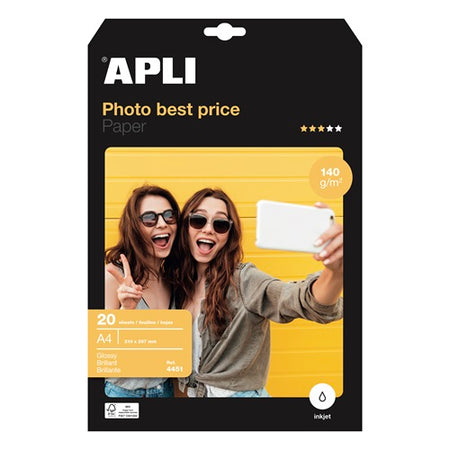 Klika -  Paper -glossy high bright-A4 135gr 20vel