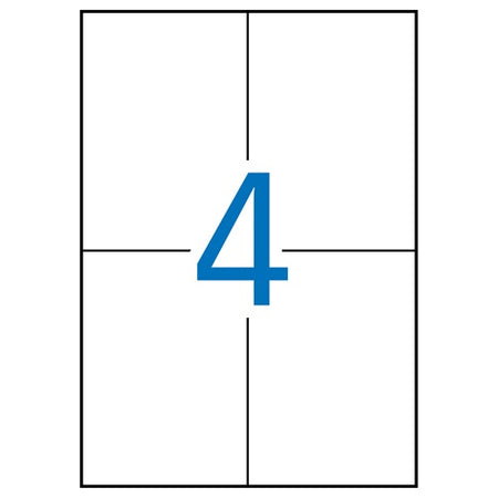 Klika - Laser-A4-Etiketten 105x148mm 400 6 Stück