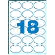 Klika -  laser A4 creme 63.5x42.3mm 20vel