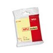Klika - Notizblätter 75x75 mm gelb 1x100 200 Stück
