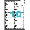 Klika -  Labels 98x57mm wit 200grs 10 vel a 10st
