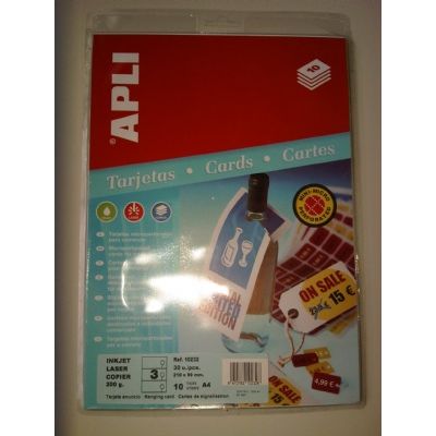 Klika - Etiketten 99x210mm weiß 200gr 10 Blatt à 3 Stück 20 Stück