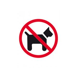 Klika -  Pictogram Verboden voor honden