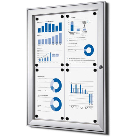 Ohne Marke – Vitrine für den Innen- und Außenbereich, ft 4 x A4 (670 x 500 mm)