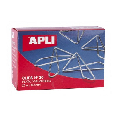 Klika -  Paper clips vlinder 60mm doosje 25 stuks