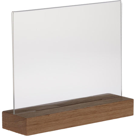 Europel -  pel folderhouder , met houten T-voet, ft A5, liggend