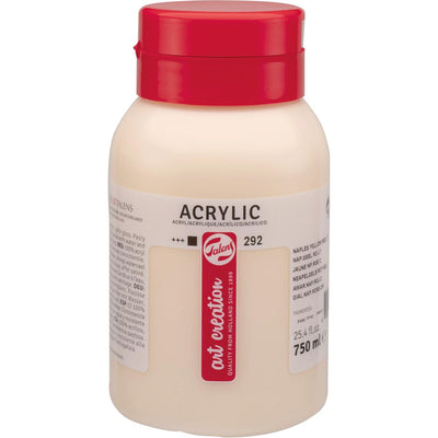 Talens – Art Creation Acrylfarbe, Flasche mit 750 ml, Neapelgelb-Rotlicht