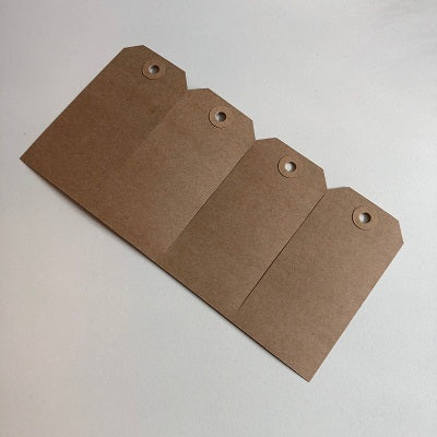 Klika - Öko-braune Etiketten 55x110 mm Nr. 5 1000 Stück 5 Stück
