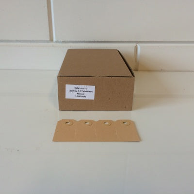 Klika - Manilla-Etiketten 30x60 mm Nr. 0,5 1000 Stück 7 Stück