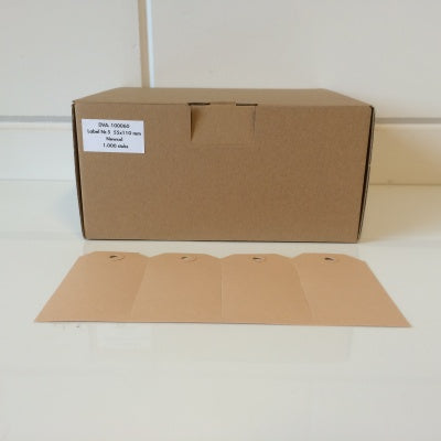 Klika - Manilla-Etiketten 55x110 mm Nr. 5 1000 Stück 5 Stück