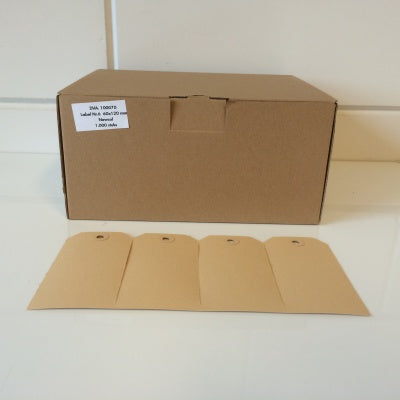 Klika - Manilla-Etiketten 60x120 mm Nr. 6 1000 Stück 4 Stück