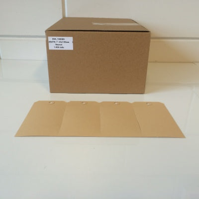 Klika - Manila-Etiketten 65x130 mm Nr. 7 1000 Stück 4 Stück