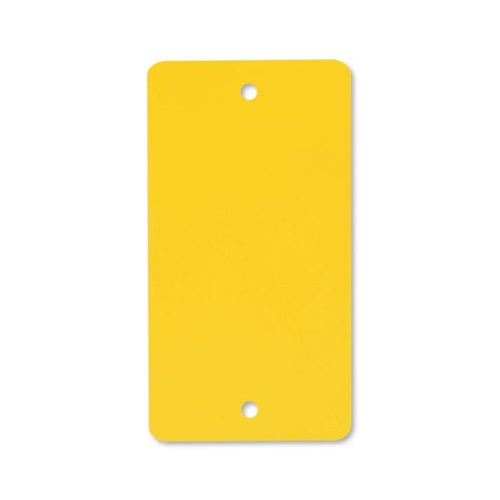 Klika -  PEM labels 54x108 mm geel 2 gaten 1000st