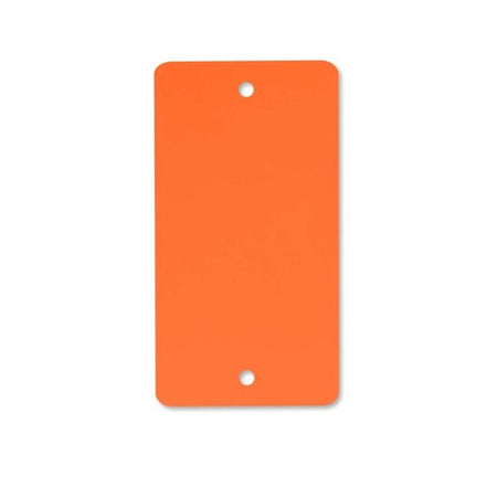 Klika -  PEM labels 54x108 mm oranje 2 gaten 1000