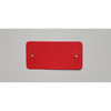 Klika -  PEM labels 54x108 mm rood 2 gaten 1000st